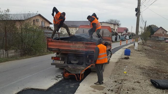 Asfaltare Drum readucere suprafete la initial in Buftea